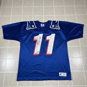 Vintage New England Patriots #11 Drew Bledsoe Logo Athletic NFL Football Jersey